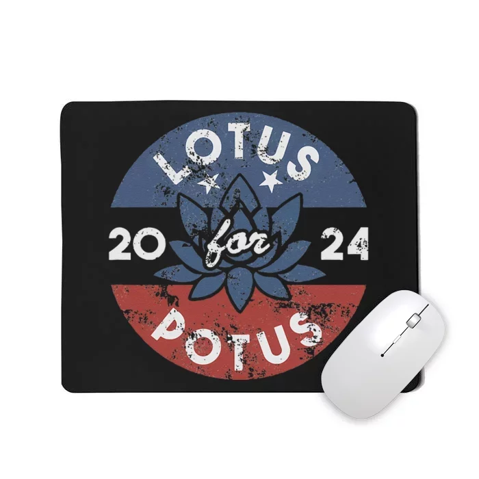 Lotus For Potus Kamala Harris 2024 Presidential Campaign Gift Mousepad