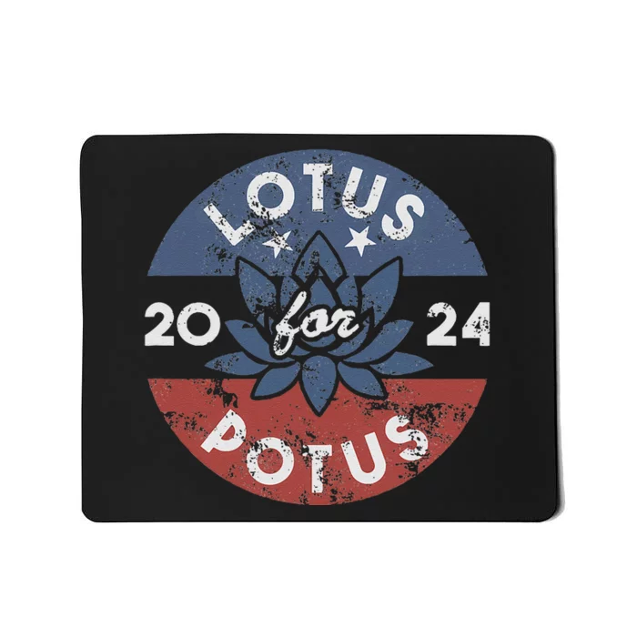 Lotus For Potus Kamala Harris 2024 Presidential Campaign Gift Mousepad