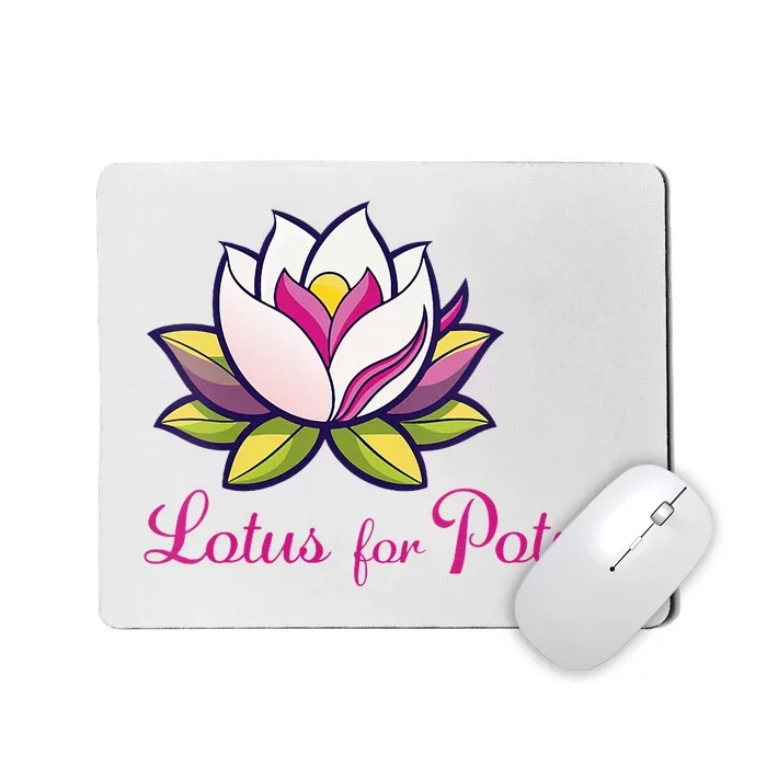 Lotus For Potus In Vibrant Colors Mousepad