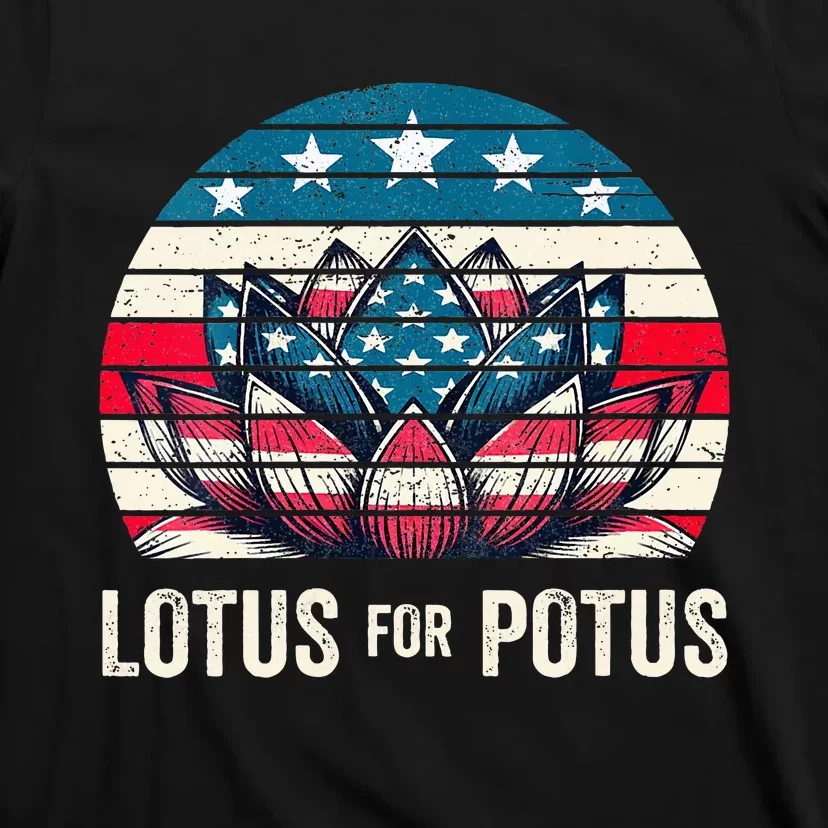 Lotus For Potus Kamala Harris For President 2024 T-Shirt