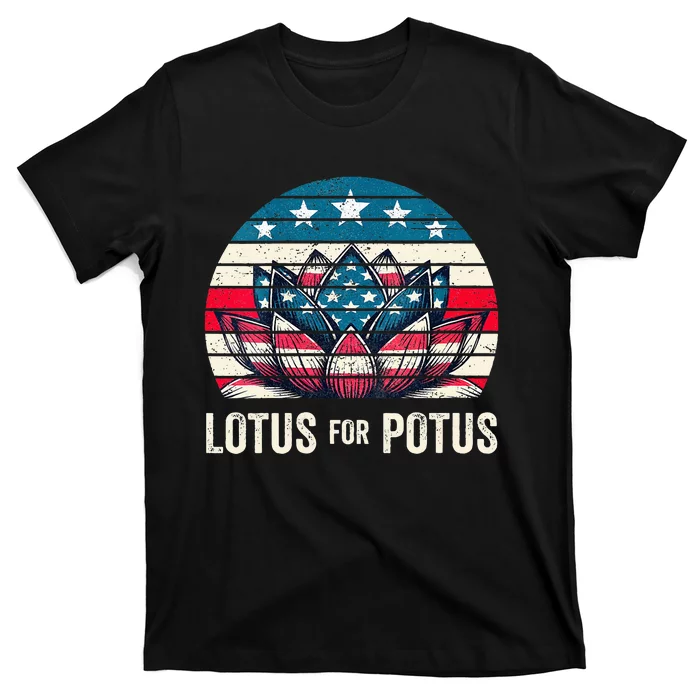 Lotus For Potus Kamala Harris For President 2024 T-Shirt