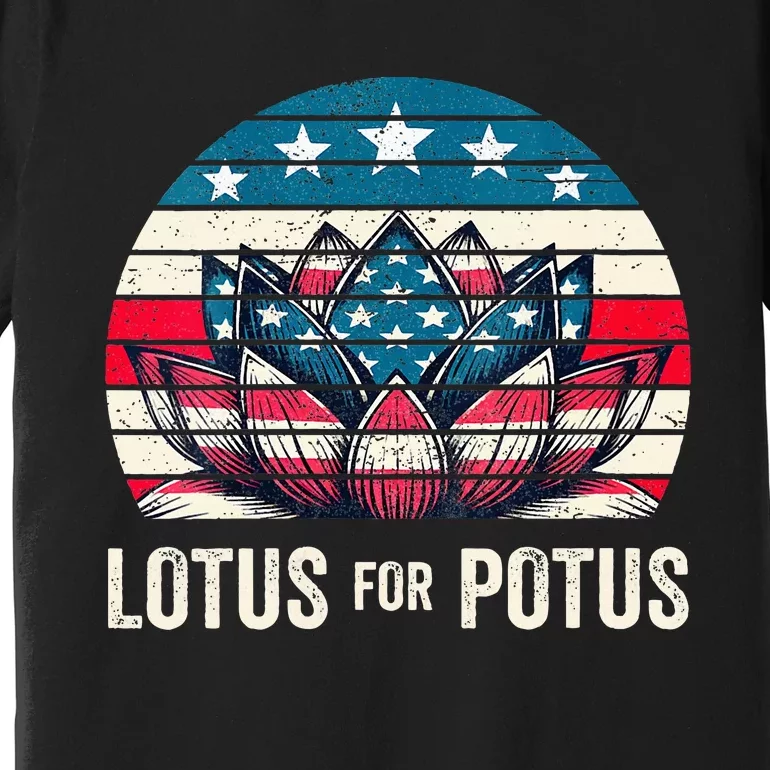 Lotus For Potus Kamala Harris For President 2024 Premium T-Shirt