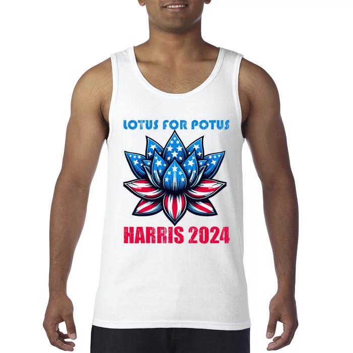 Lotus For Potus Harris 2024 Tank Top