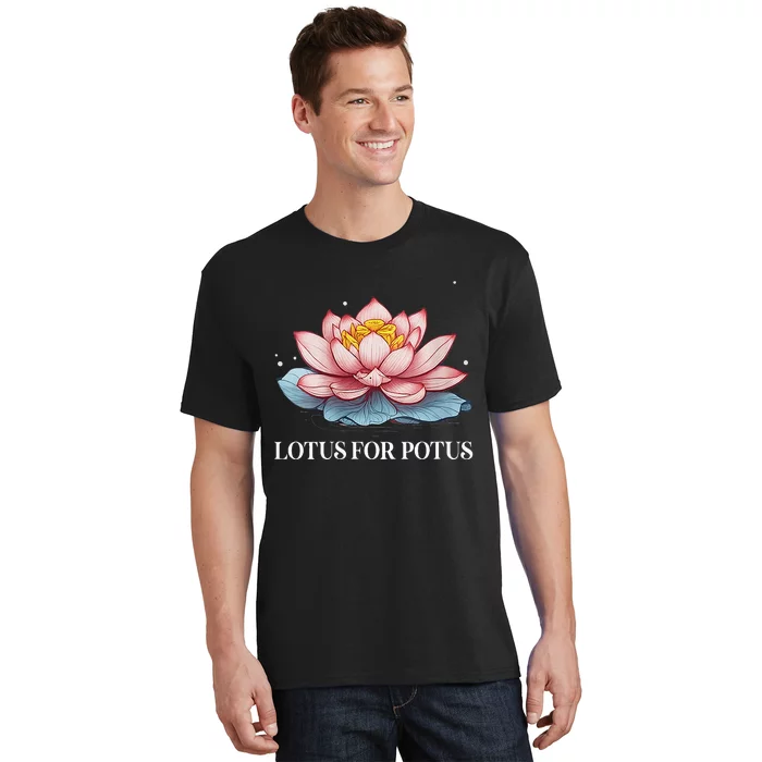 Lotus For Potus Kamala Harris President Campaign 2024 T-Shirt