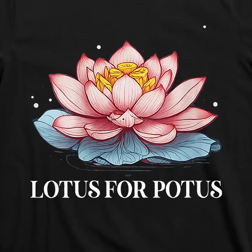 Lotus For Potus Kamala Harris President Campaign 2024 T-Shirt