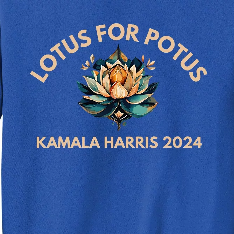 Lotus For Potus Kamala Harris President Election 2024 Sweatshirt