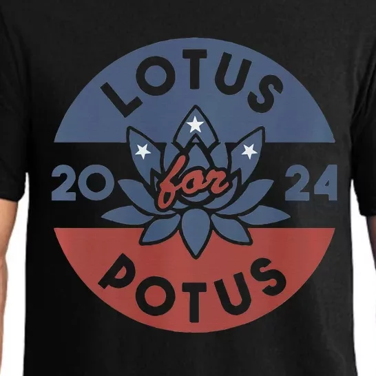 Lotus For Potus Kamala Harris 2024 Presidential Campaign Pajama Set