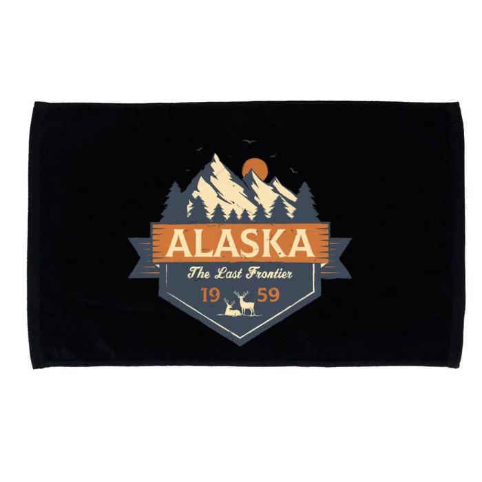 Last Frontier Retro Alaska Microfiber Hand Towel