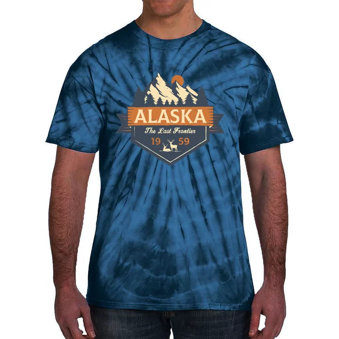 Last Frontier Retro Alaska Tie-Dye T-Shirt