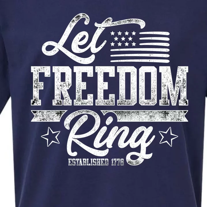 Let Freedom Ring Established 1776 Sueded Cloud Jersey T-Shirt