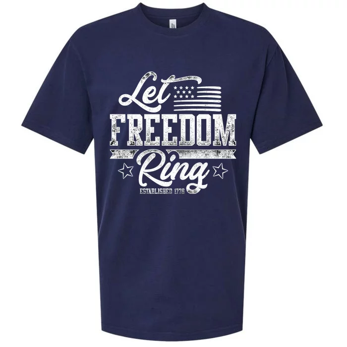 Let Freedom Ring Established 1776 Sueded Cloud Jersey T-Shirt