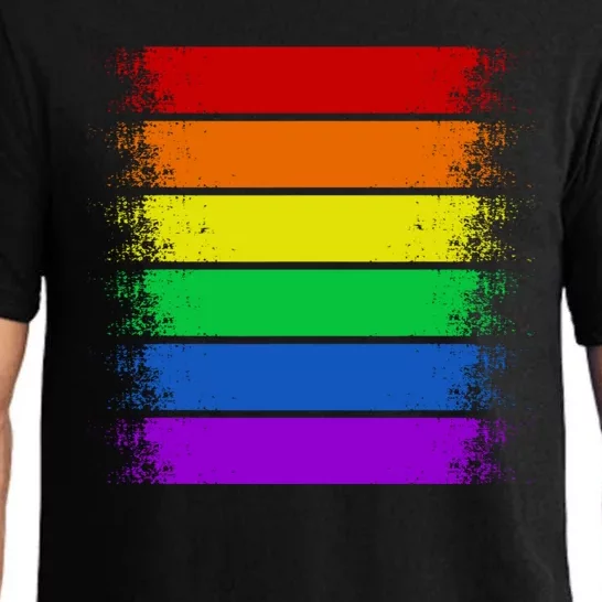 LGBT Flag Rainbow Shirts LGBT Pride Awareness Pajama Set