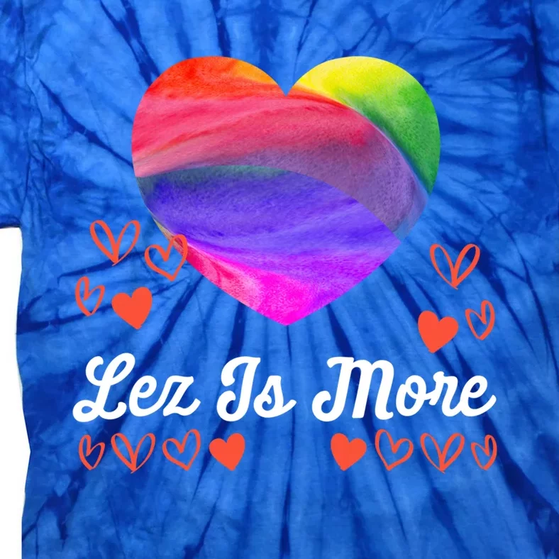 Lesbian Flag Rainbow Pride Lez Fun Love Valentines Day Cute Gift Tie-Dye T-Shirt