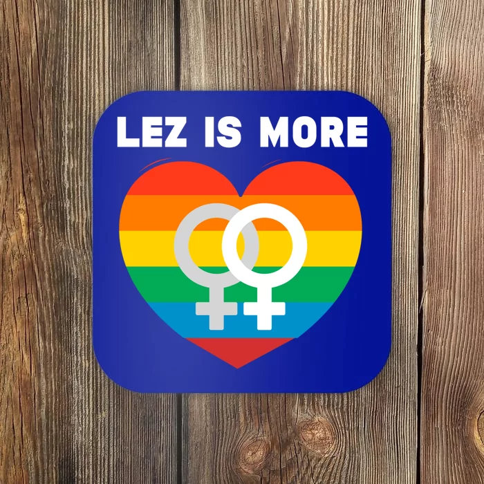 Lesbian Flag Rainbow Pride Lez Fun Valentines Day Cute Gift Coaster