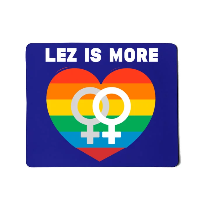 Lesbian Flag Rainbow Pride Lez Fun Valentines Day Cute Gift Mousepad