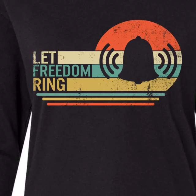 Let Freedom Ring Martin Luther King Mlk Day Independence Day Cute Gift Womens Cotton Relaxed Long Sleeve T-Shirt