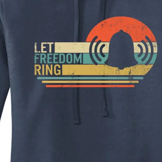 Let Freedom Ring Martin Luther King Mlk Day Independence Day Cute Gift Women's Pullover Hoodie