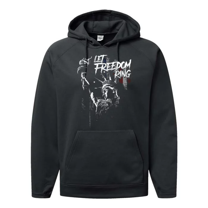 Let Freedom Ring Performance Fleece Hoodie