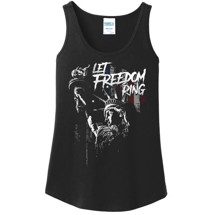 Let Freedom Ring Ladies Essential Tank