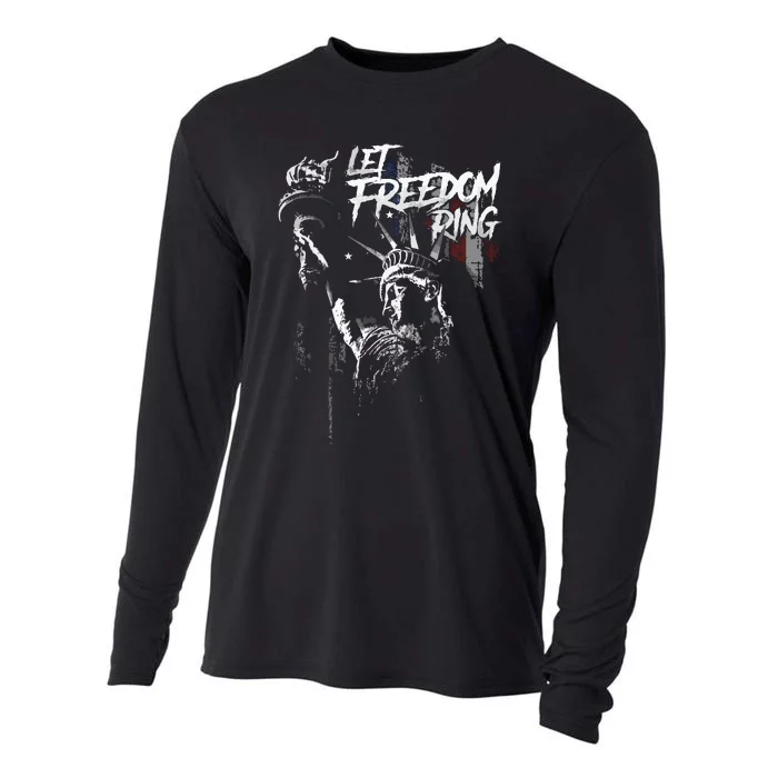 Let Freedom Ring Cooling Performance Long Sleeve Crew