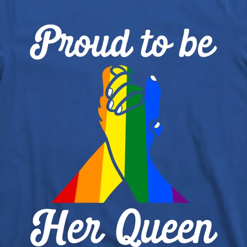 Lesbian Flag Rainbow Pride Proud Queen Valentines Day Gift T-Shirt