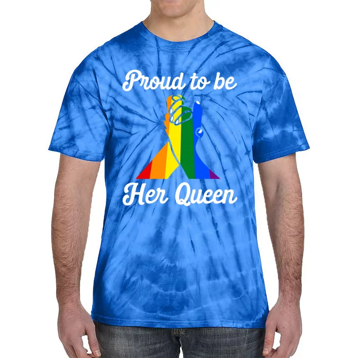 Lesbian Flag Rainbow Pride Proud Queen Valentines Day Gift Tie-Dye T-Shirt