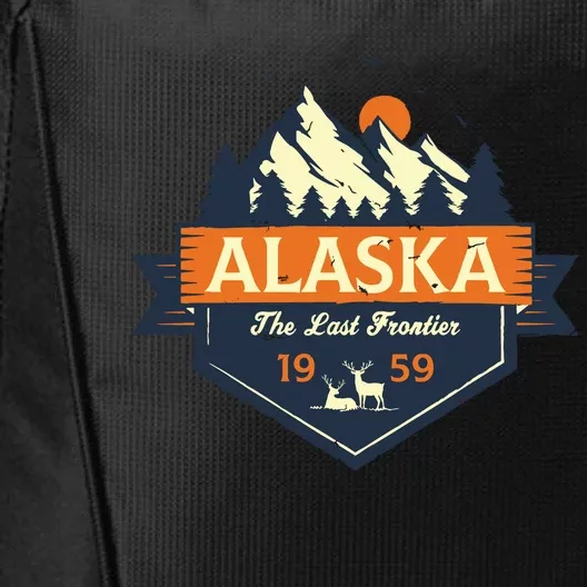 Last Frontier Retro Alaska City Backpack