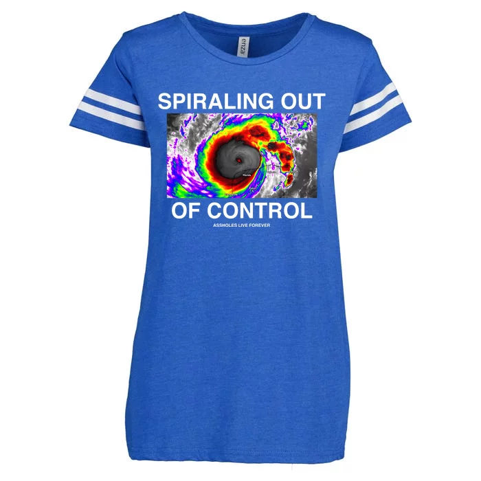 Linda Finegold Store Spiraling Out Of Control Enza Ladies Jersey Football T-Shirt