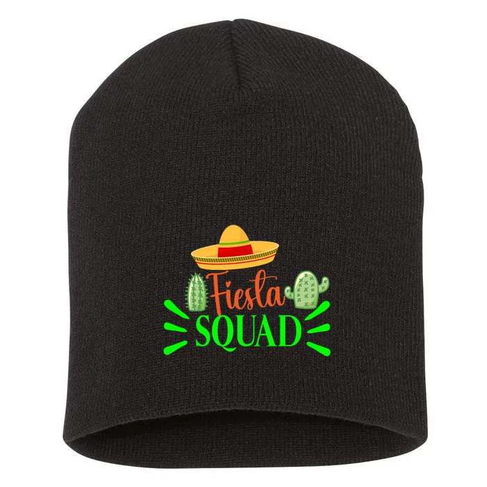 Let's Fiesta Squad Cinco De Mayo 5th May Mexican Short Acrylic Beanie