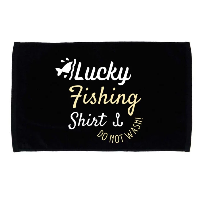 Lucky Fishing Shirt Do Not Wash Microfiber Hand Towel