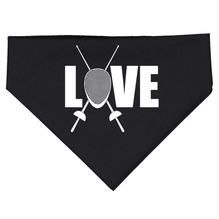 Love Fencing Sport USA-Made Doggie Bandana