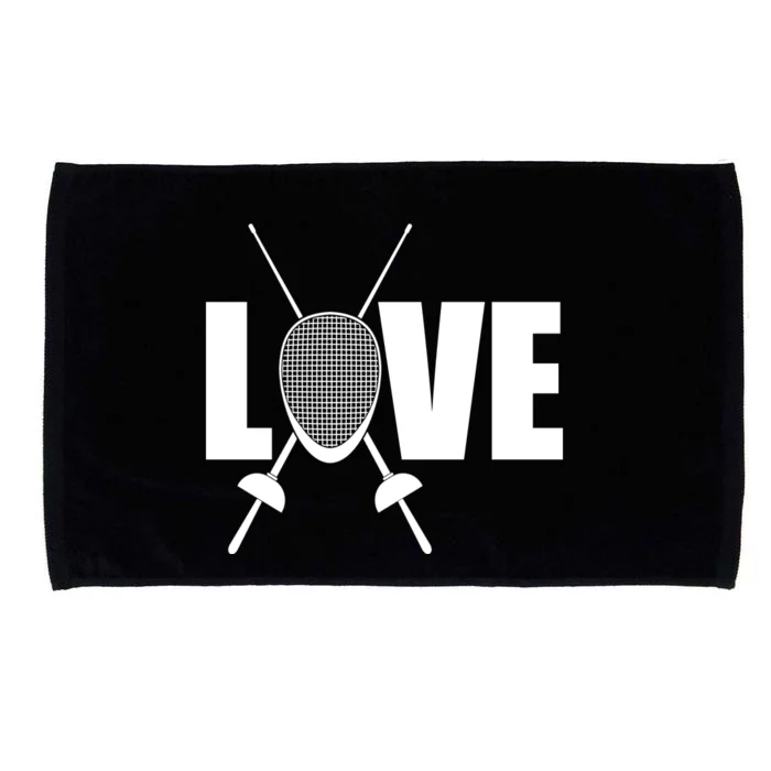 Love Fencing Sport Microfiber Hand Towel