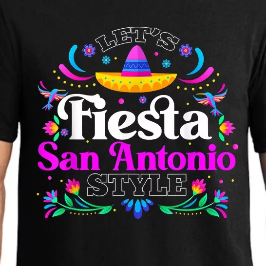 Let's Fiesta San Antonio Style Party Happy Cinco De Mayo Pajama Set