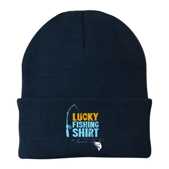 Lucky Fishing Shirt For A Fisherman Fishing Fishrod Fisherman Lucky Fishing Knit Cap Winter Beanie