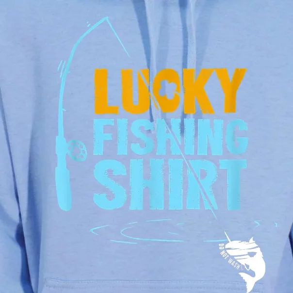 Lucky Fishing Shirt For A Fisherman Fishing Fishrod Fisherman Lucky Fishing Unisex Surf Hoodie