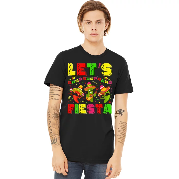 Lets Fiesta Squad 5 De Mayo Mexican Fiesta Premium T-Shirt