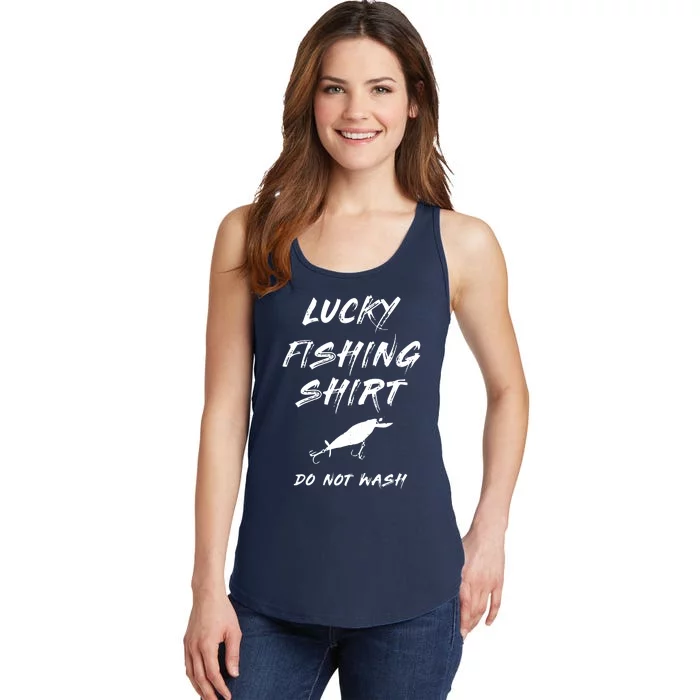 Lucky Fishing Shirts Do Not Wash Ladies Essential Tank