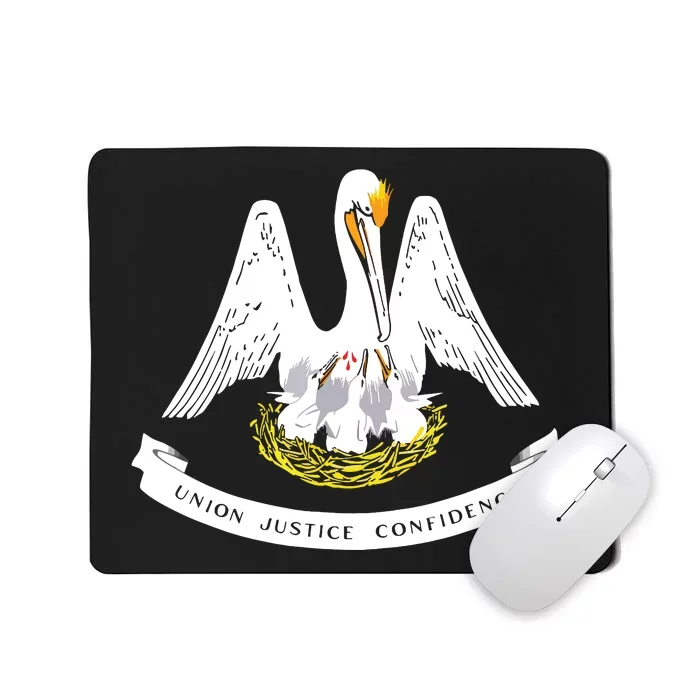 Louisiana Flag Shirts Mousepad