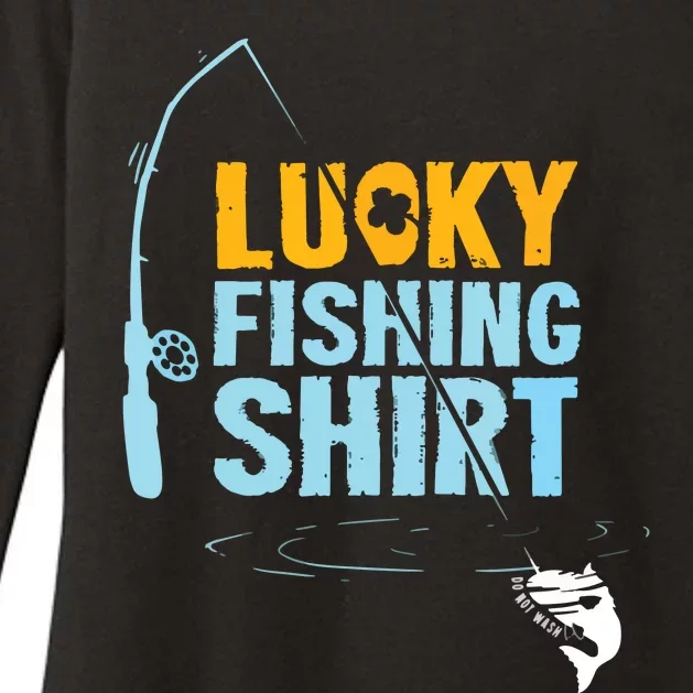 Lucky Fishing Shirts For A Fisherman Womens CVC Long Sleeve Shirt