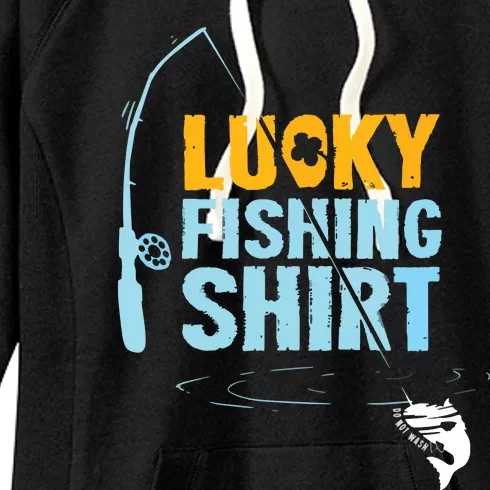 Lucky Fishing Shirts For A Fisherman Women's Fleece Hoodie