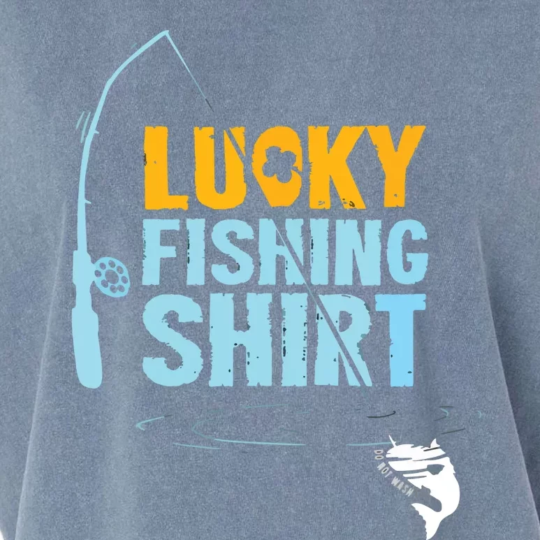 Lucky Fishing Shirts For A Fisherman Garment-Dyed Women's Muscle Tee