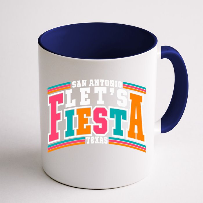 Lets Fiesta San Antonio Texas Mexican Party Front & Back Coffee Mug