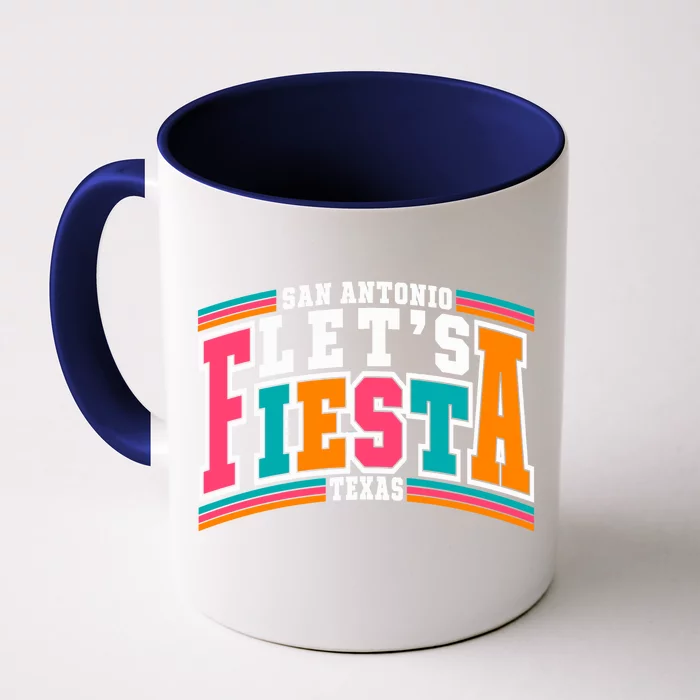 Lets Fiesta San Antonio Texas Mexican Party Front & Back Coffee Mug