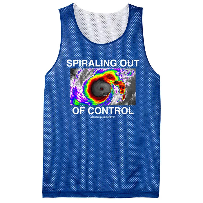 Linda Finegold Store Spiraling Out Of Control Mesh Reversible Basketball Jersey Tank