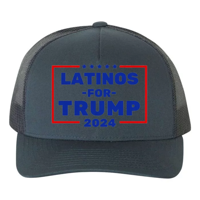 Latinos For Trump 2024 Yupoong Adult 5-Panel Trucker Hat