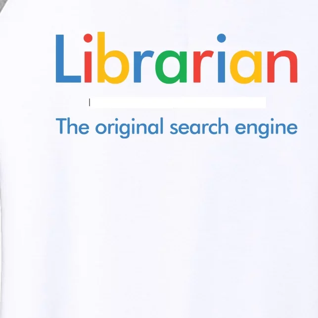 Librarian Funny The Original Search Engine Funny Women's Tri-Blend 3/4-Sleeve Raglan Shirt