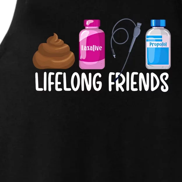 Lifelong Friends Trauma Icu Nurse Trauma Intensive Care Unit Gift Ladies Tri-Blend Wicking Tank