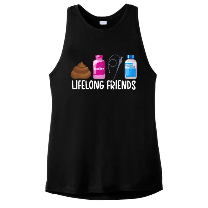 Lifelong Friends Trauma Icu Nurse Trauma Intensive Care Unit Gift Ladies Tri-Blend Wicking Tank