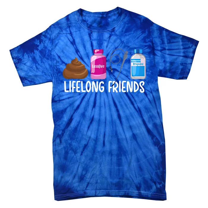 Lifelong Friends Trauma Icu Nurse Trauma Intensive Care Unit Gift Tie-Dye T-Shirt