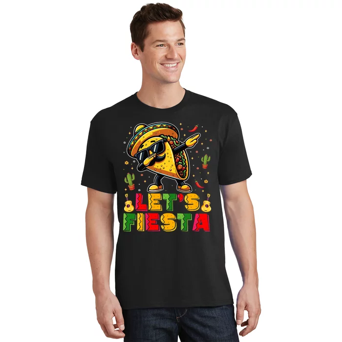 LetS Fiesta Taco Cinco De Mayo Mexican Party T-Shirt